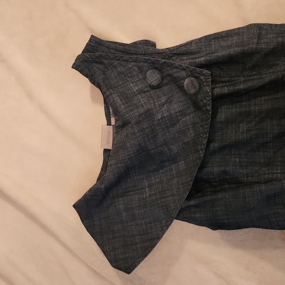 Eshakti chambray fir and flare dress - Picture 2 of 8